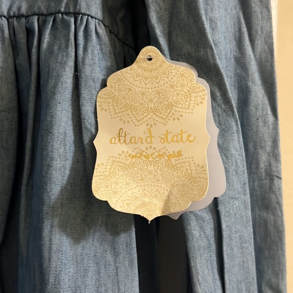 Cute denim looking long sleeve top - Picture 4 of 4